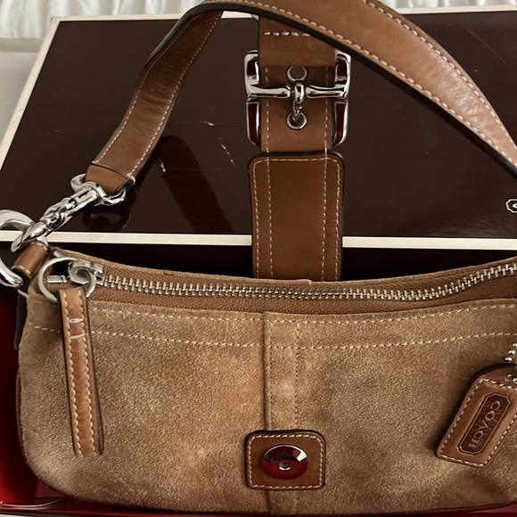 Coach Tan Suede mini Bag - Picture 3 of 7
